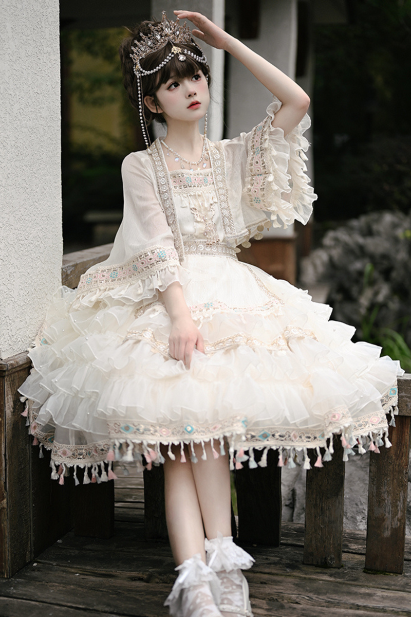 Chiffon Chinese-style Girl Set