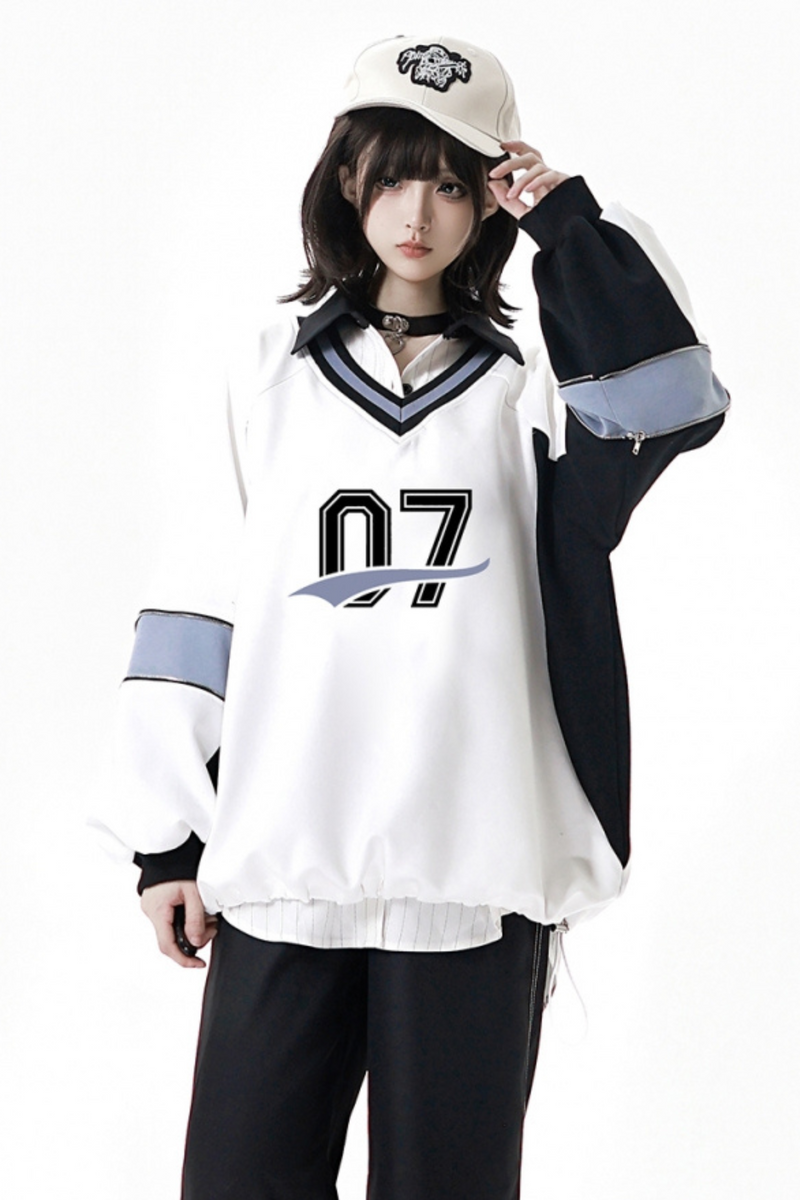 Mode Sweatshirt + Waist Skirt + Pants + Shirt