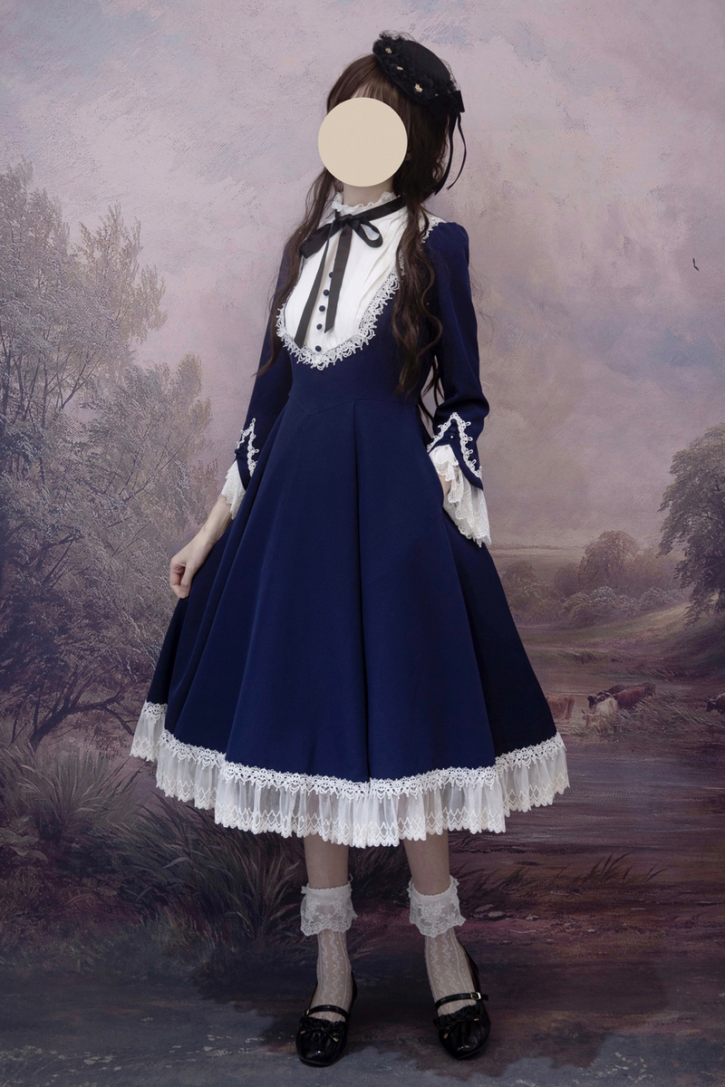 Night Retro Lolita Dress