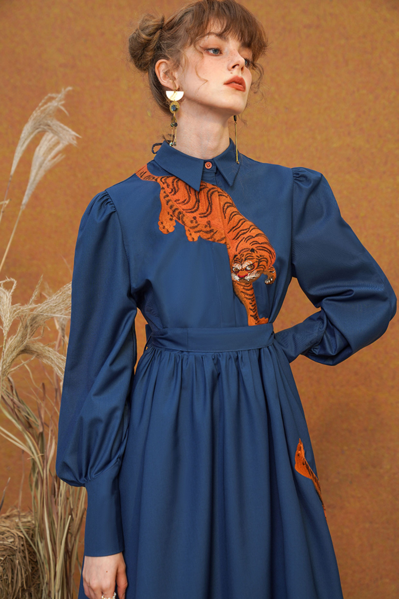 French Tiger Dress