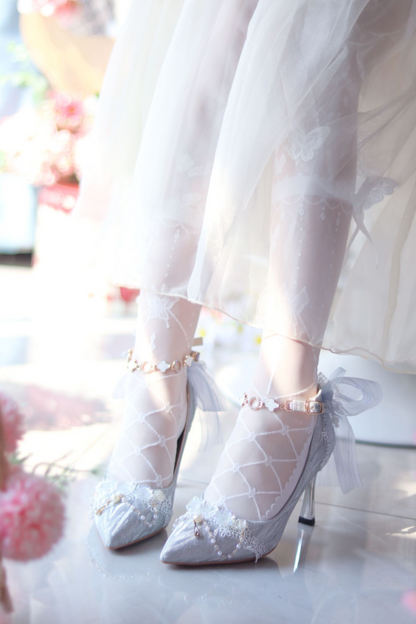 Streamer Ode Glitter High Heels