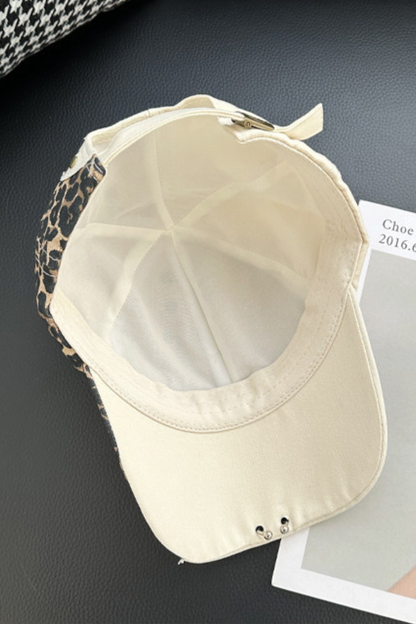 Leopard Print Cat Ear Cap