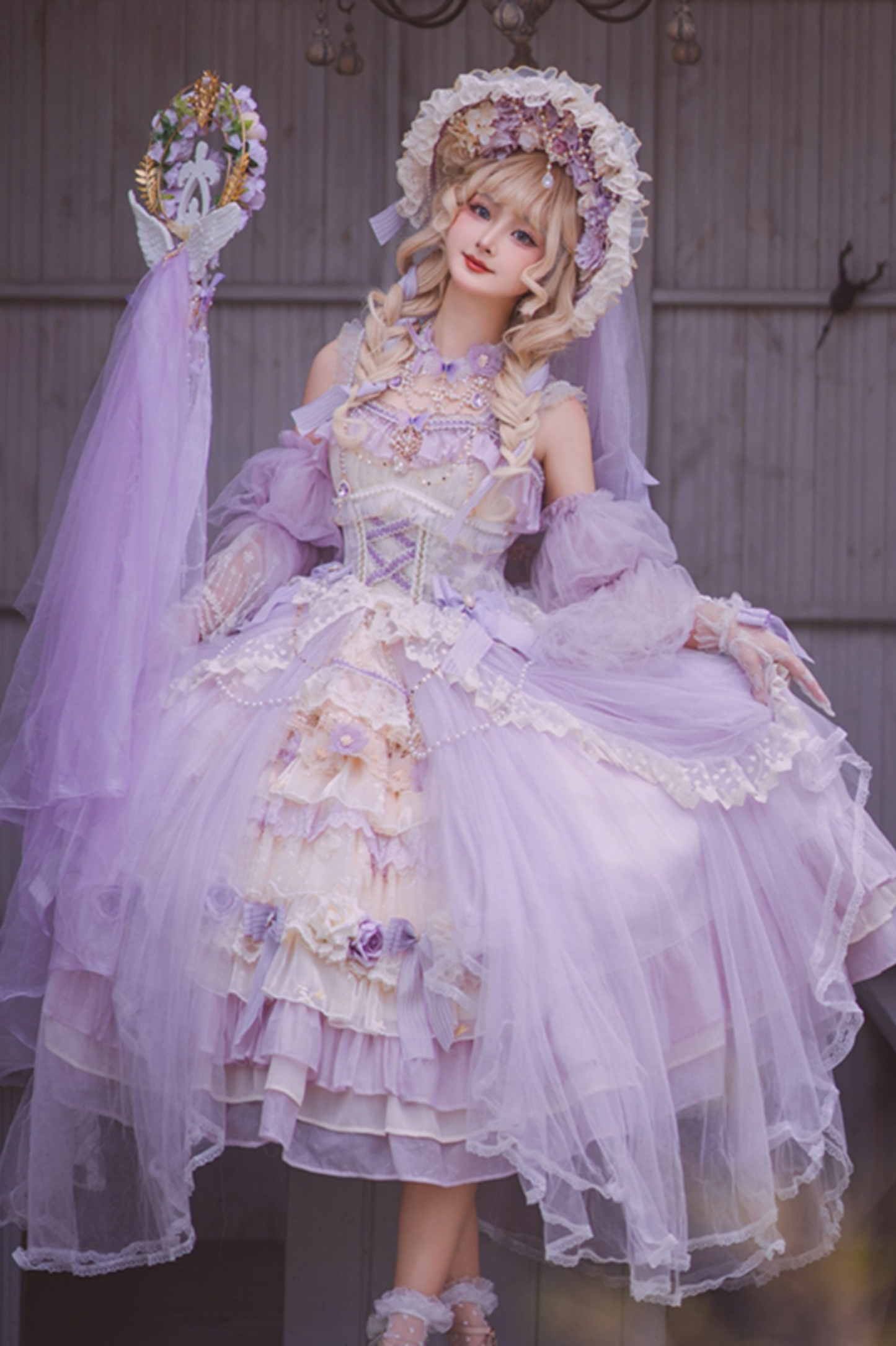 [pre-order] Wedding Tea Party Chiffon Dress