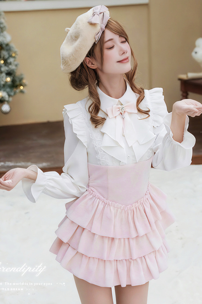 Girly Dress + Cape