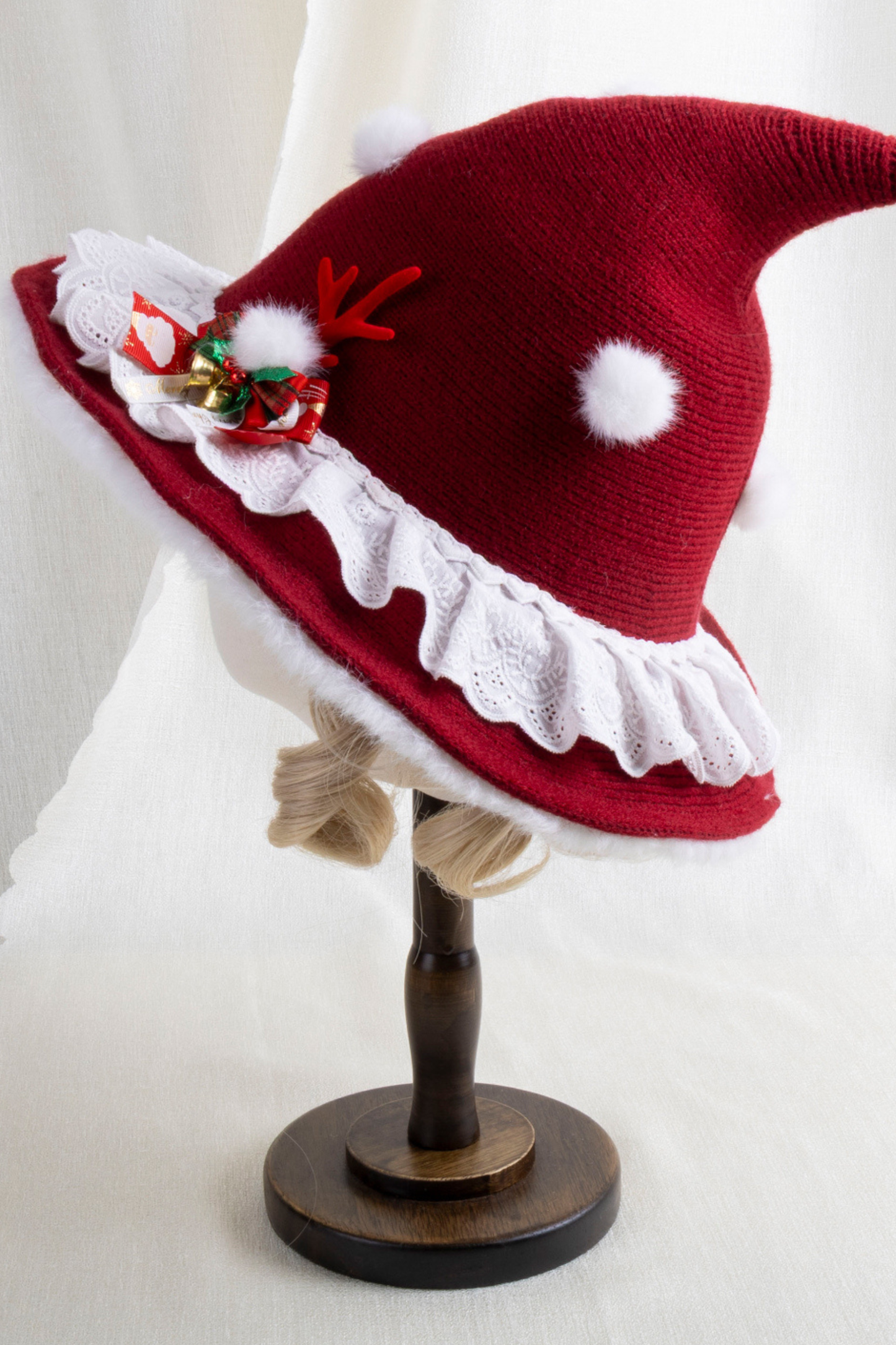 Dark Red Lolita Hat