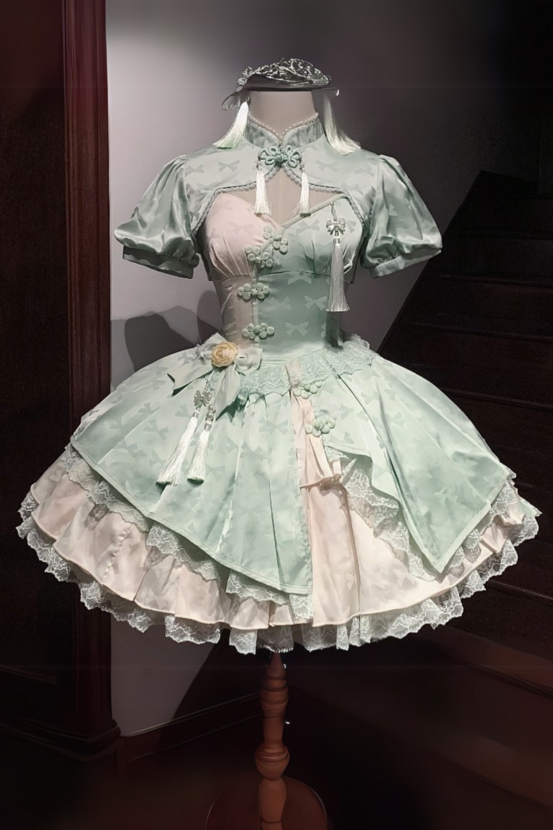 Chinese-style Smoky Lolita Dress