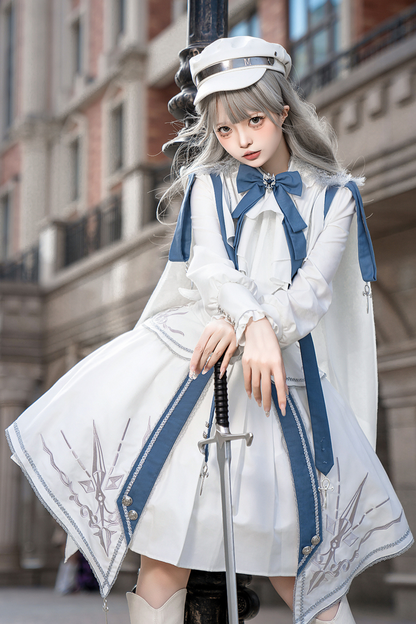 [pre-order] Star Night Style Shirt + Irregular Skirt