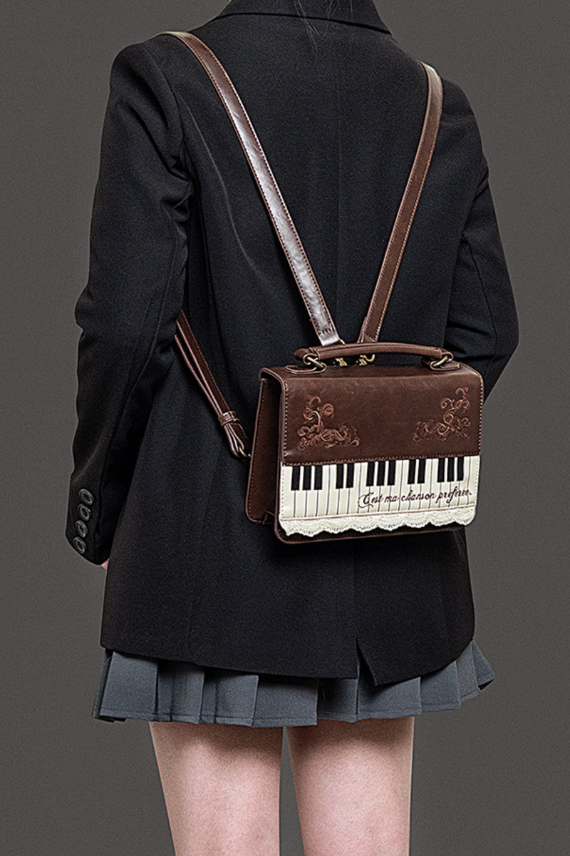 Literary Piano Shoulder Bag