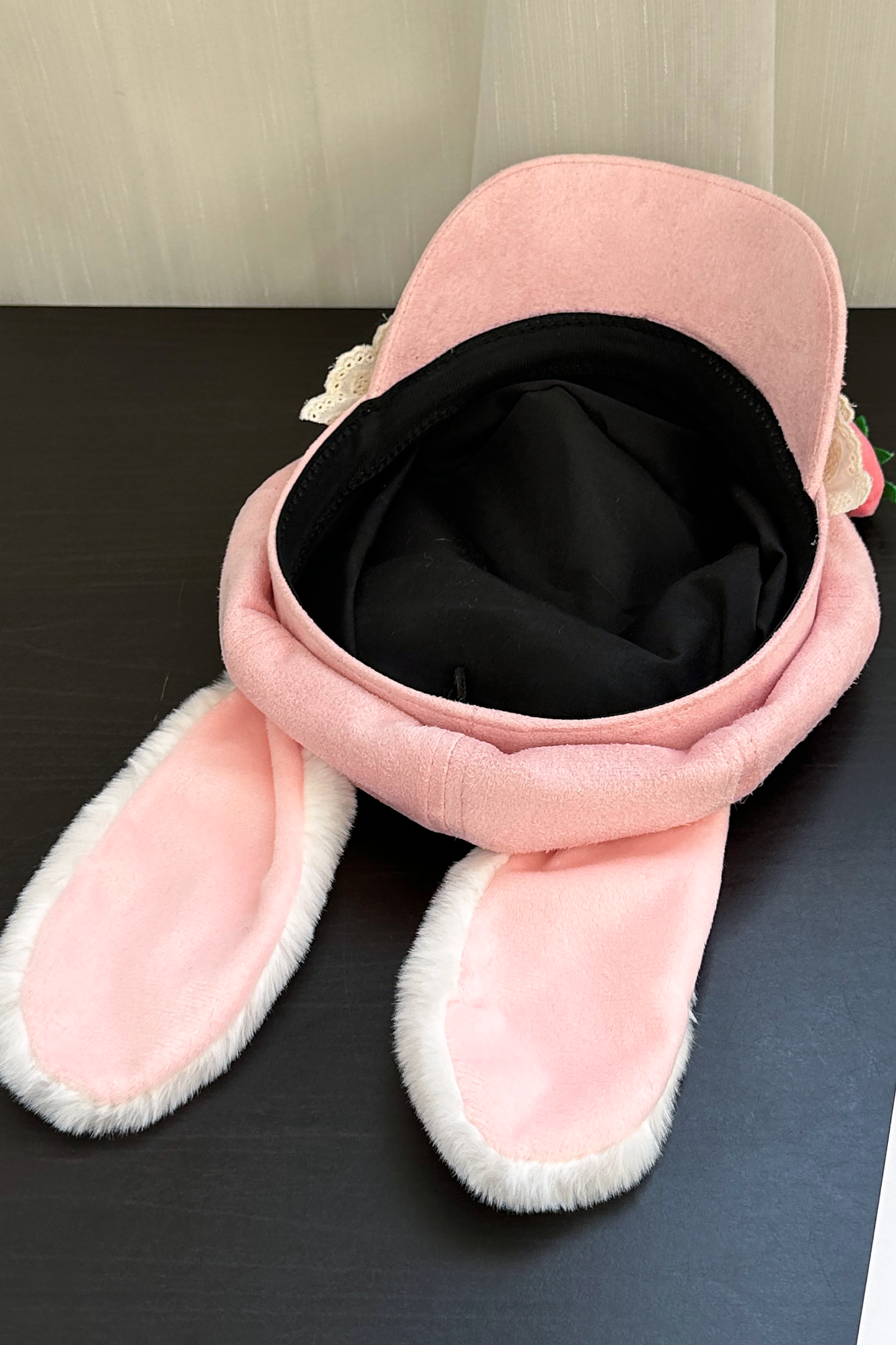 Rabbit Ear Strawberry Hat