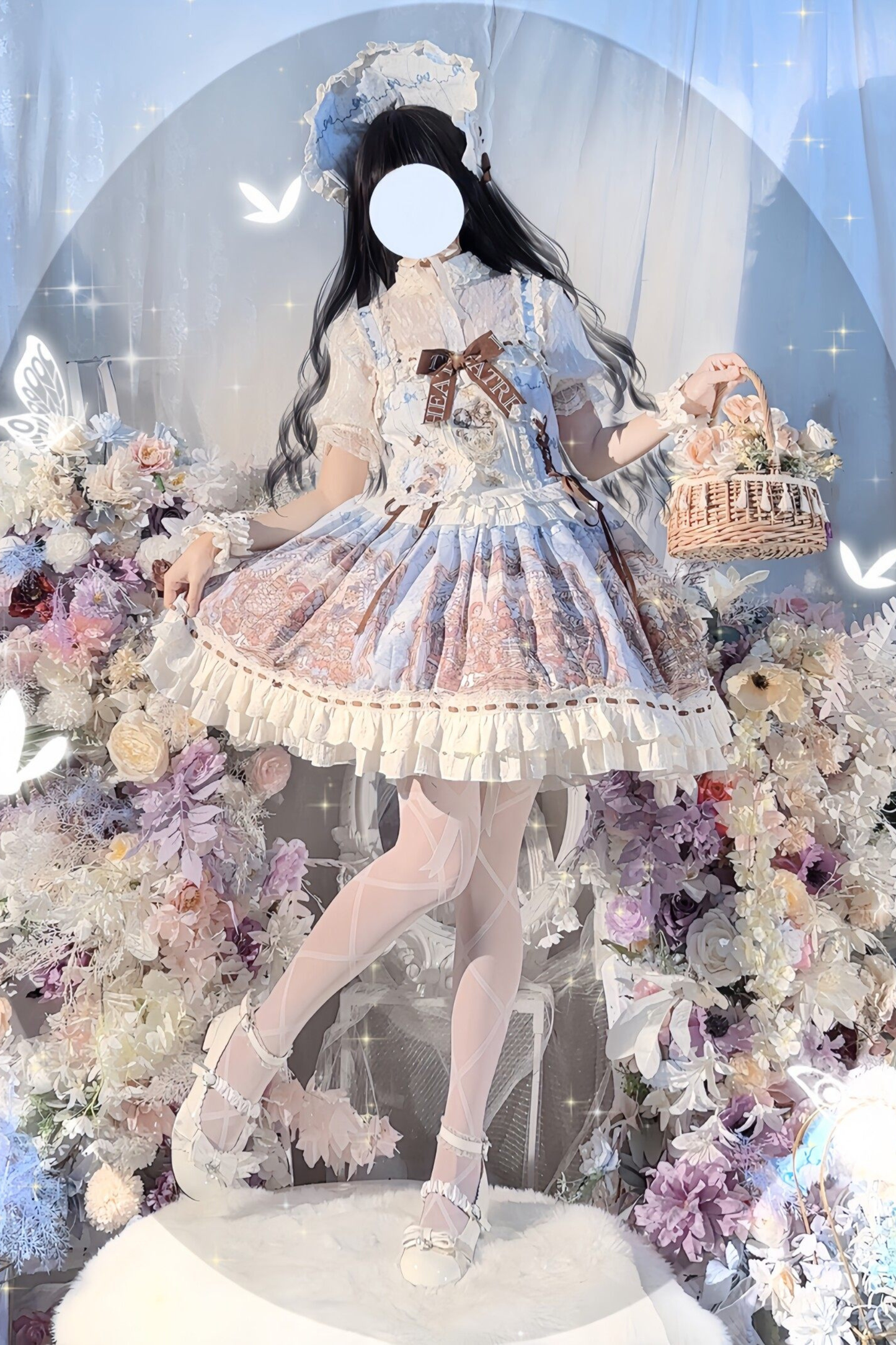 Retro Antique Lolita Jumper Skirt