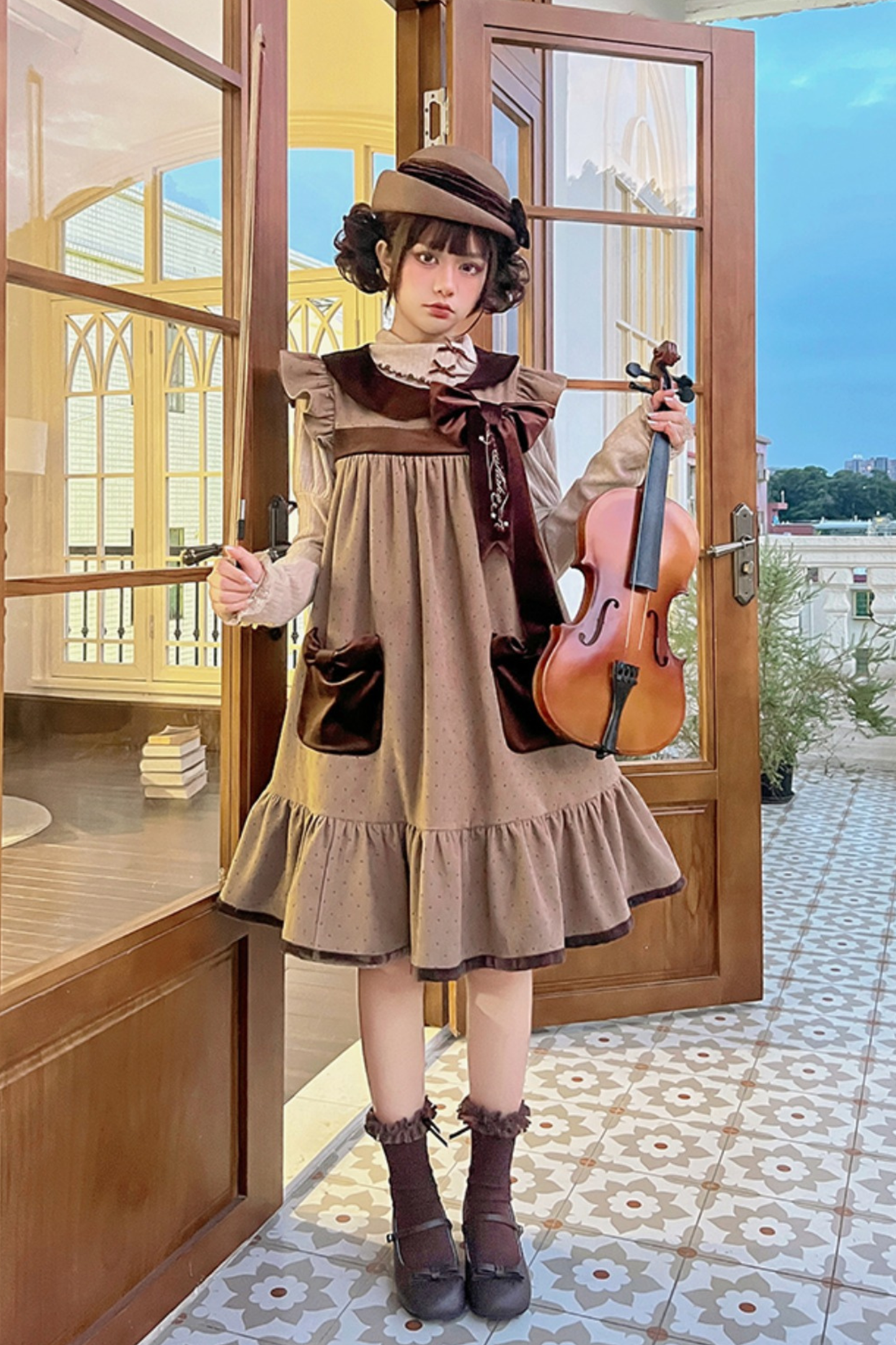 Edelweiss Fly Sleeve Dress
