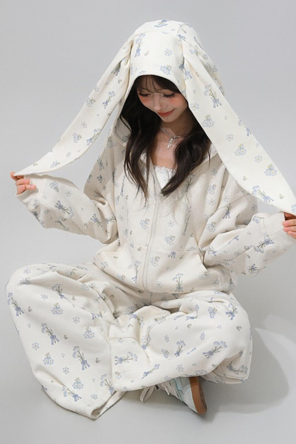 Rabbit Ear Hooded Jacket + Pants