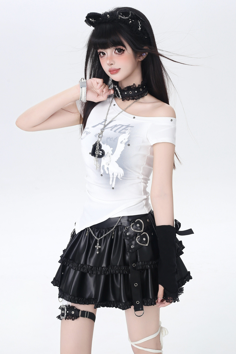 Rockin' Unicorn Off-shoulder Top