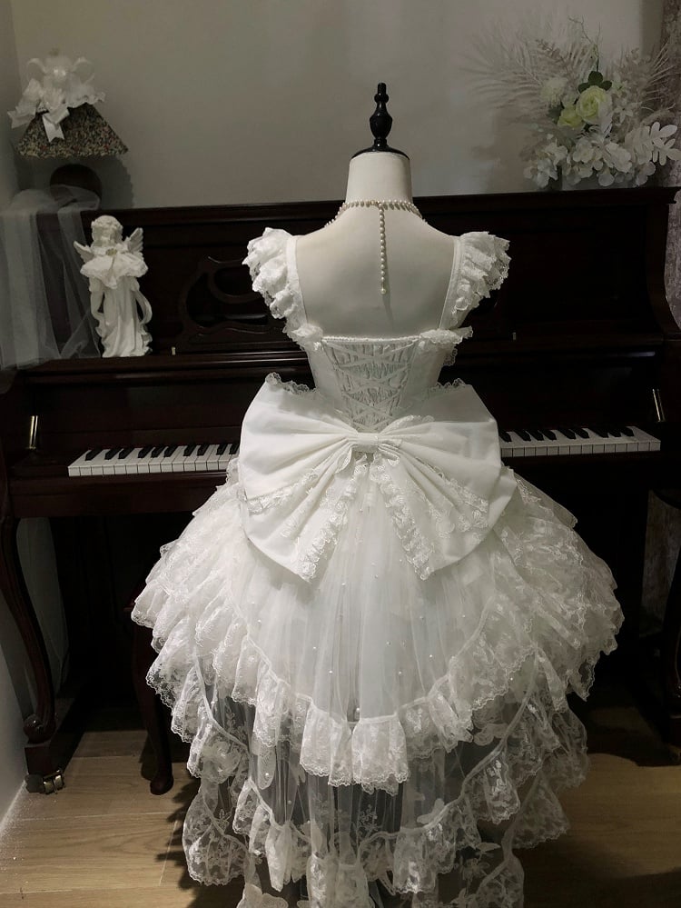 [pre-order Deadline: May 13] Blue/white/light Green Butterfly Fantasy Dress + Complete Set
