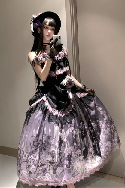 [pre-order] Romantic Rose Lolita Summer Dress Set