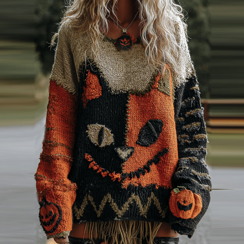 Vintage Inspired Sweater with a Contemporary Edge