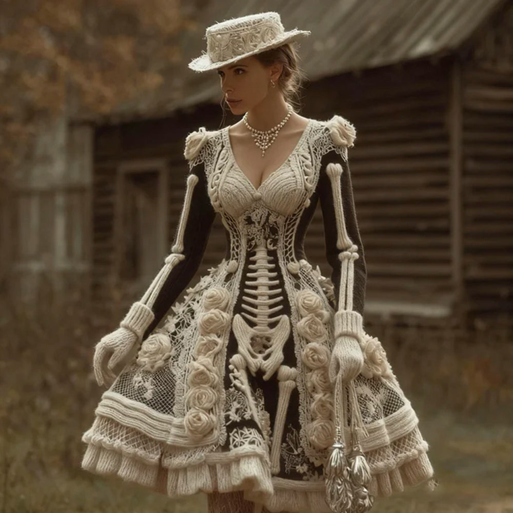 Subtly Elegant Dress with a Refined Vintage Look