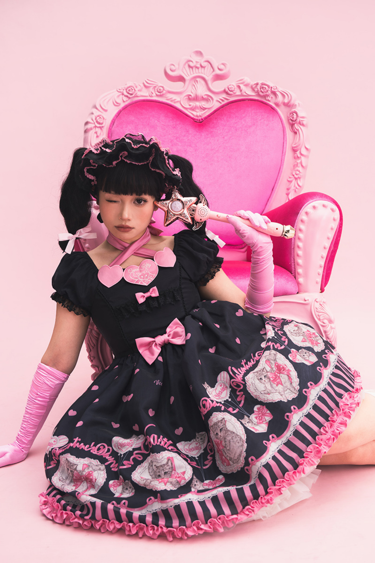 Sweet Girly Cat Jsk + Dress