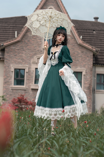 Retro Lace Classic Lolita Dress