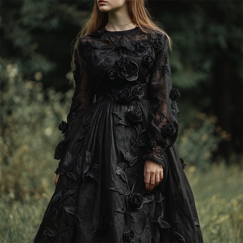 Subtly Elegant Dress with a Refined Vintage Look
