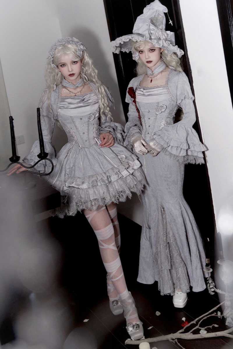 [pre-order] Silver Tone Witch Lolita Set + Silver Tone Y2k Set