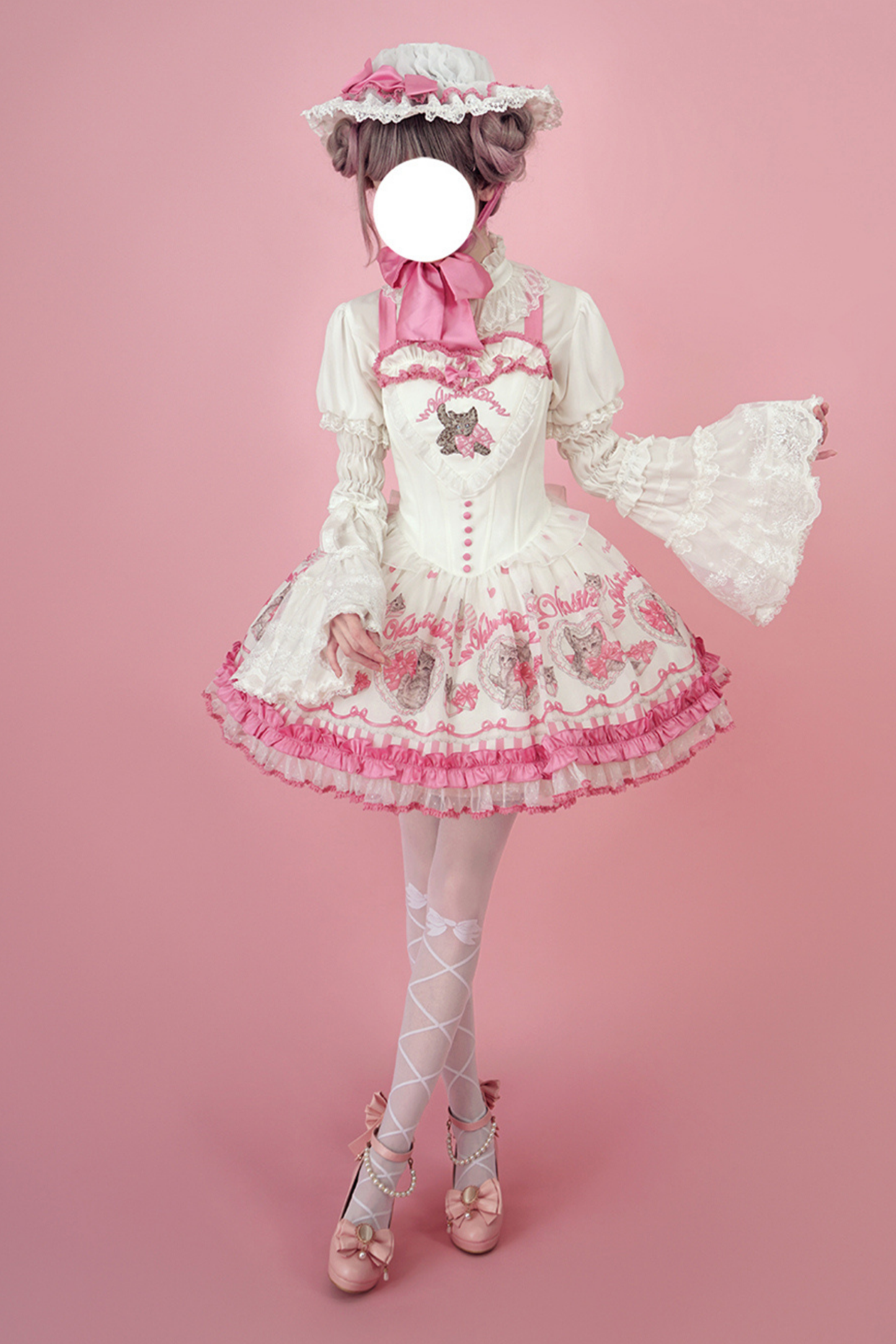 Sweet Girly Cat Jsk + Dress