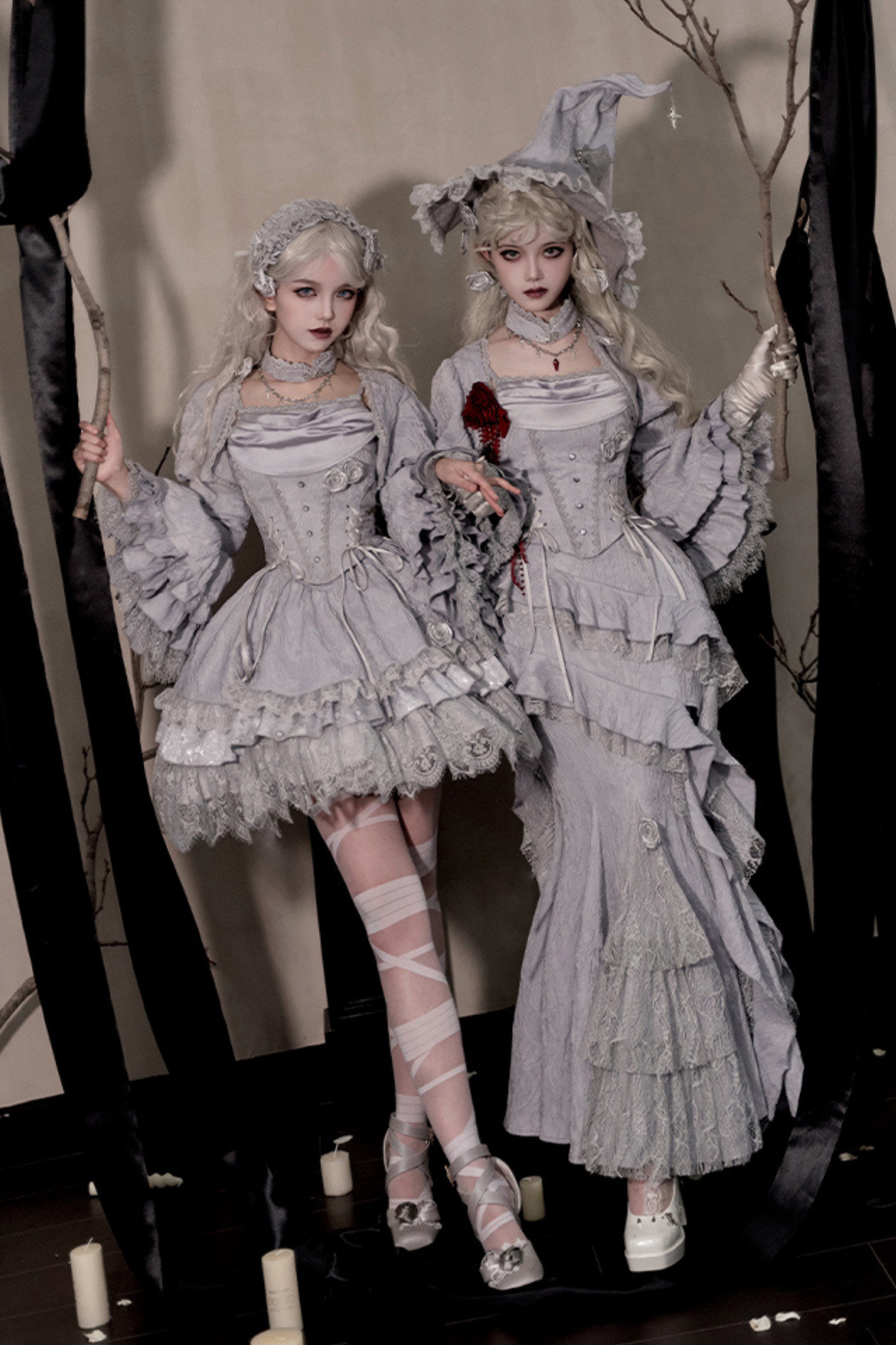 [pre-order] Silver Tone Witch Lolita Set + Silver Tone Y2k Set