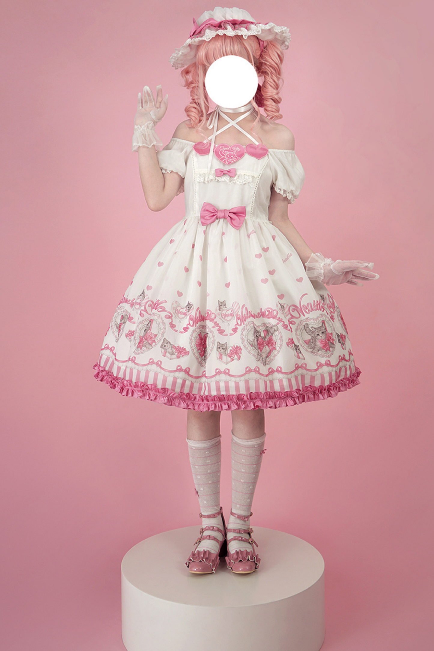 Sweet Girly Cat Jsk + Dress