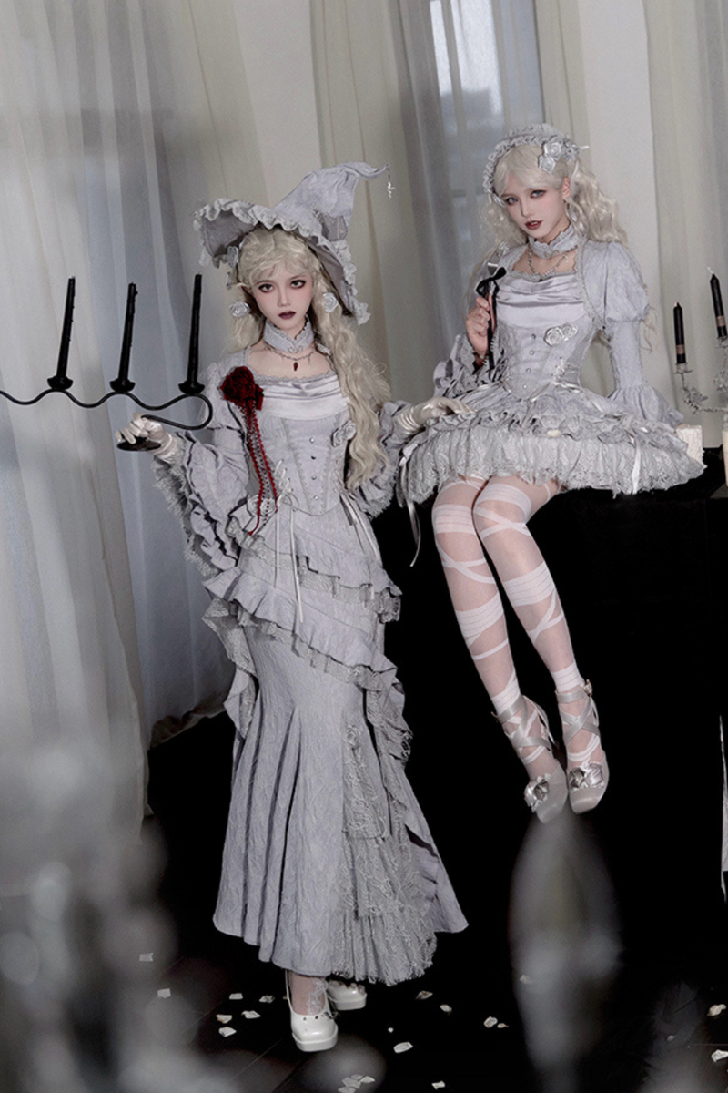 [pre-order] Silver Tone Witch Lolita Set + Silver Tone Y2k Set