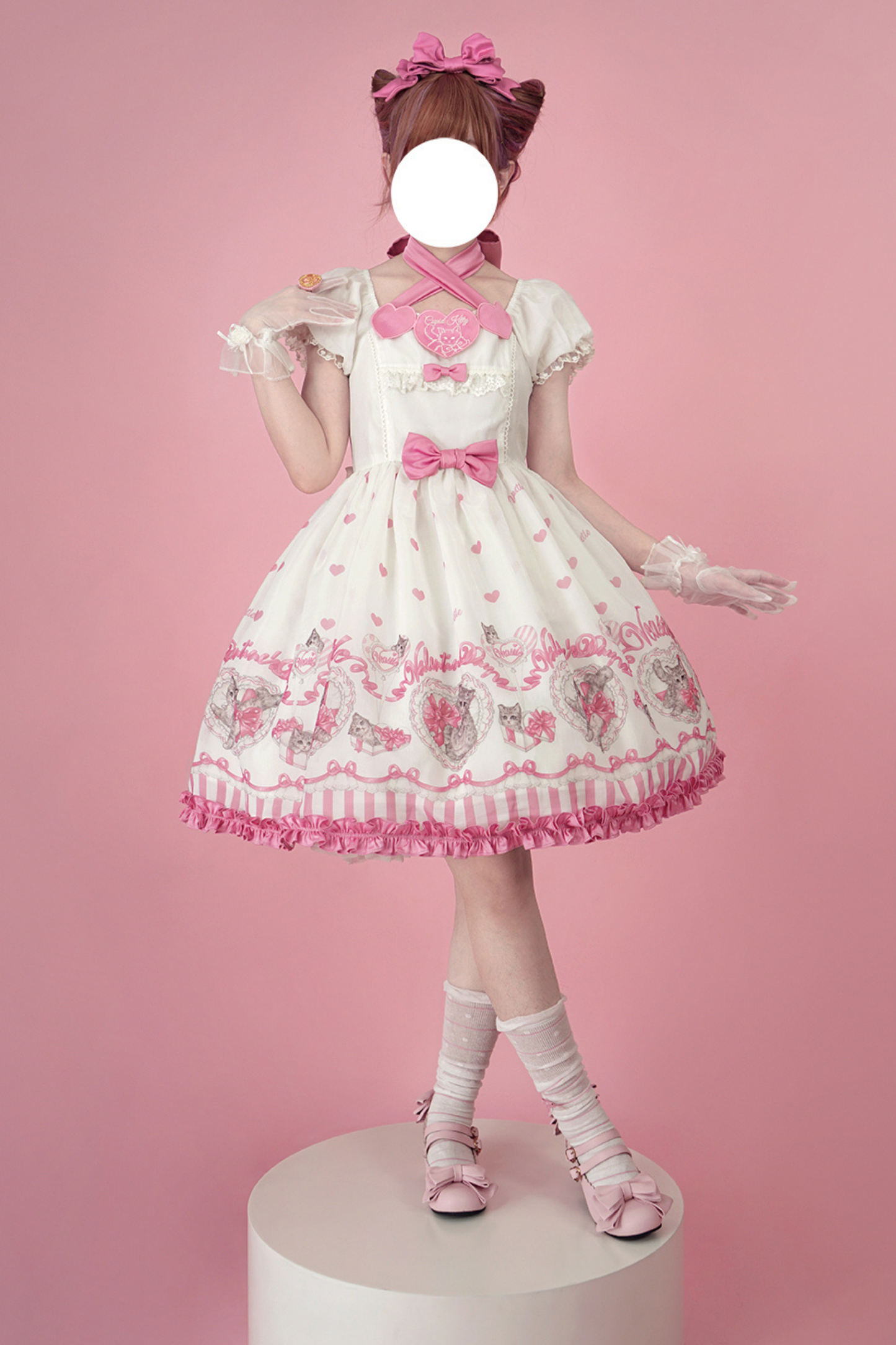 Sweet Girly Cat Jsk + Dress