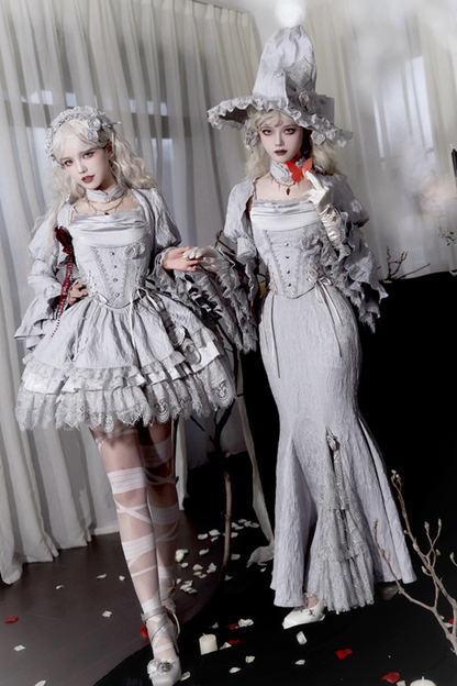 [pre-order] Silver Tone Witch Lolita Set + Silver Tone Y2k Set