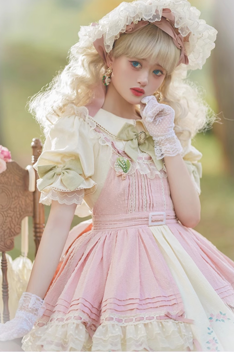 Rose Afternoon Tea Sweet Girly Lolita Dress
