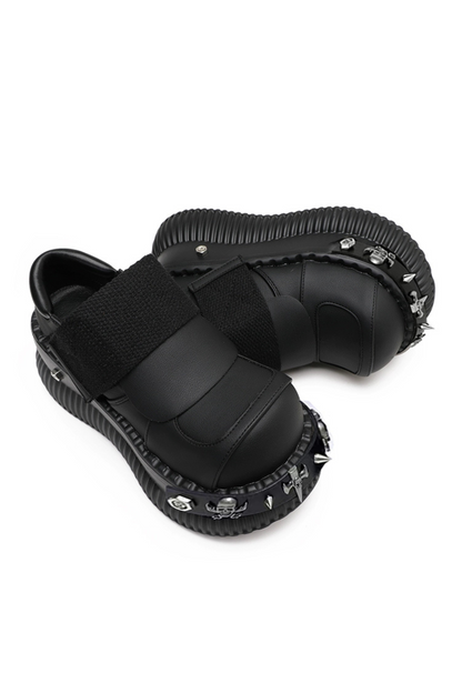 Metal Dark Platform Shoes