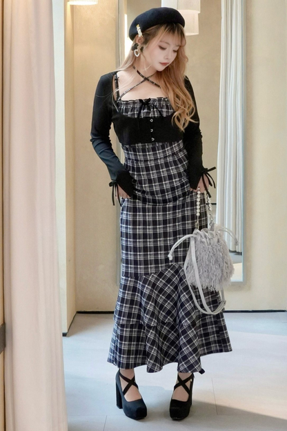 Mermaid Plaid Dress