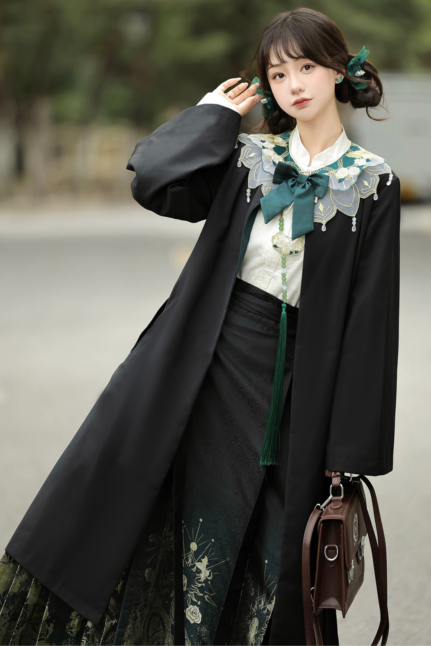 Neverland Dark Retro Flower Chinese-style Set