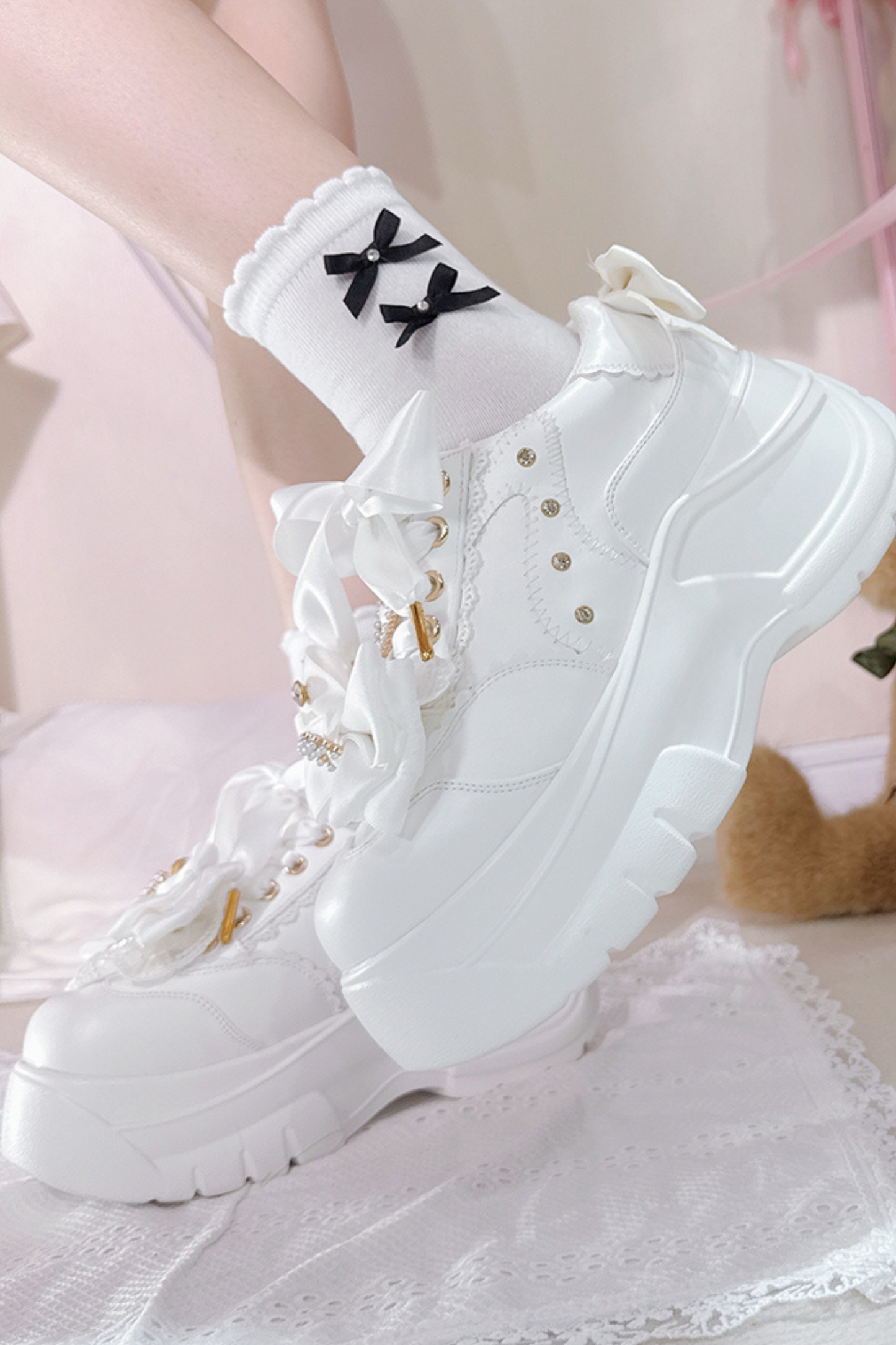 Heart Bubble Muffin Shoes