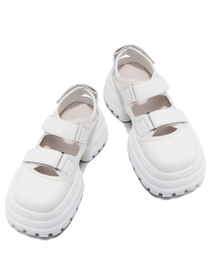 Marshmallow Sole Velcro Sandals
