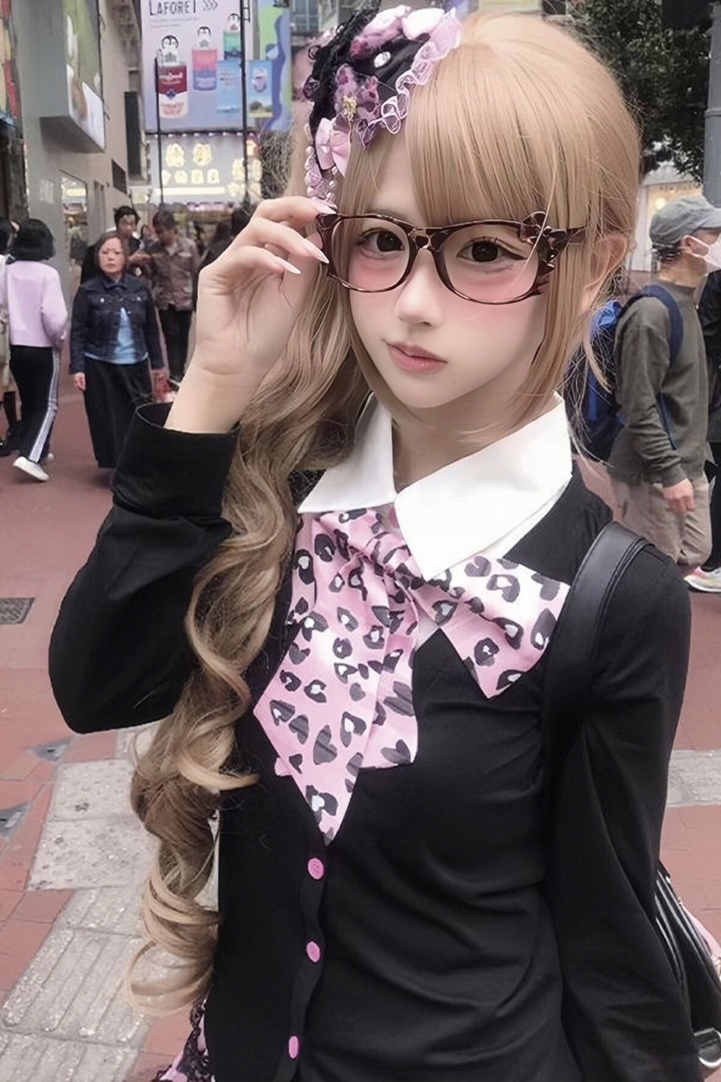 Pink Leopard Skirt + Top