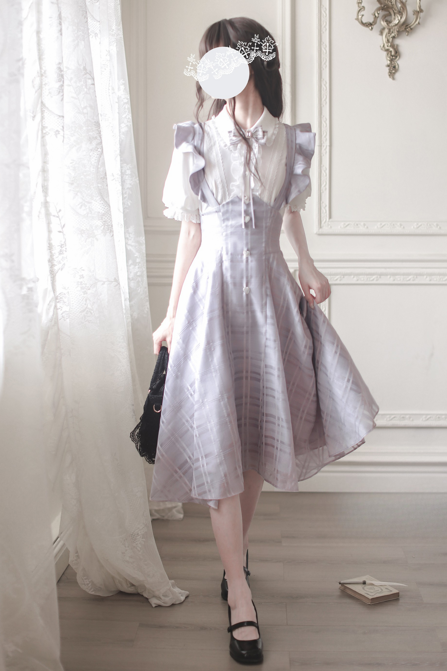 [pre-order] Girly Top + Suspender Lace Dress