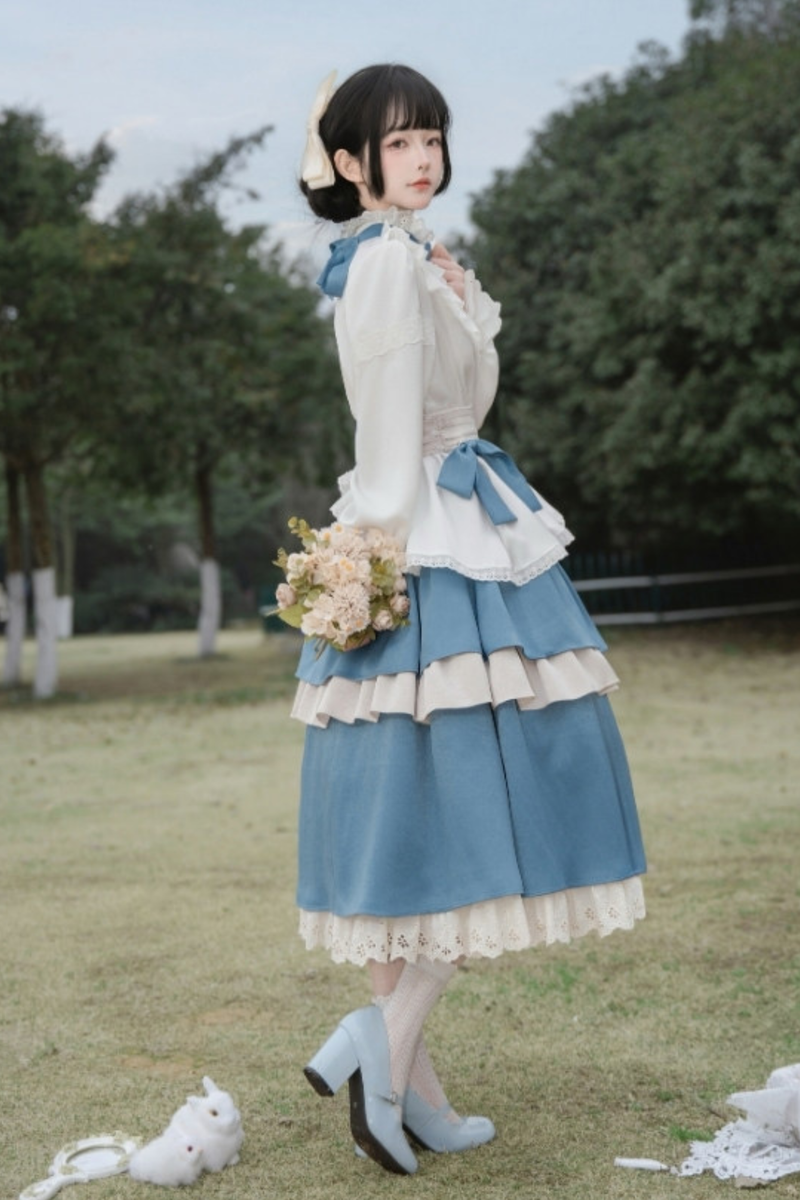 Retro Shirt + Half Skirt