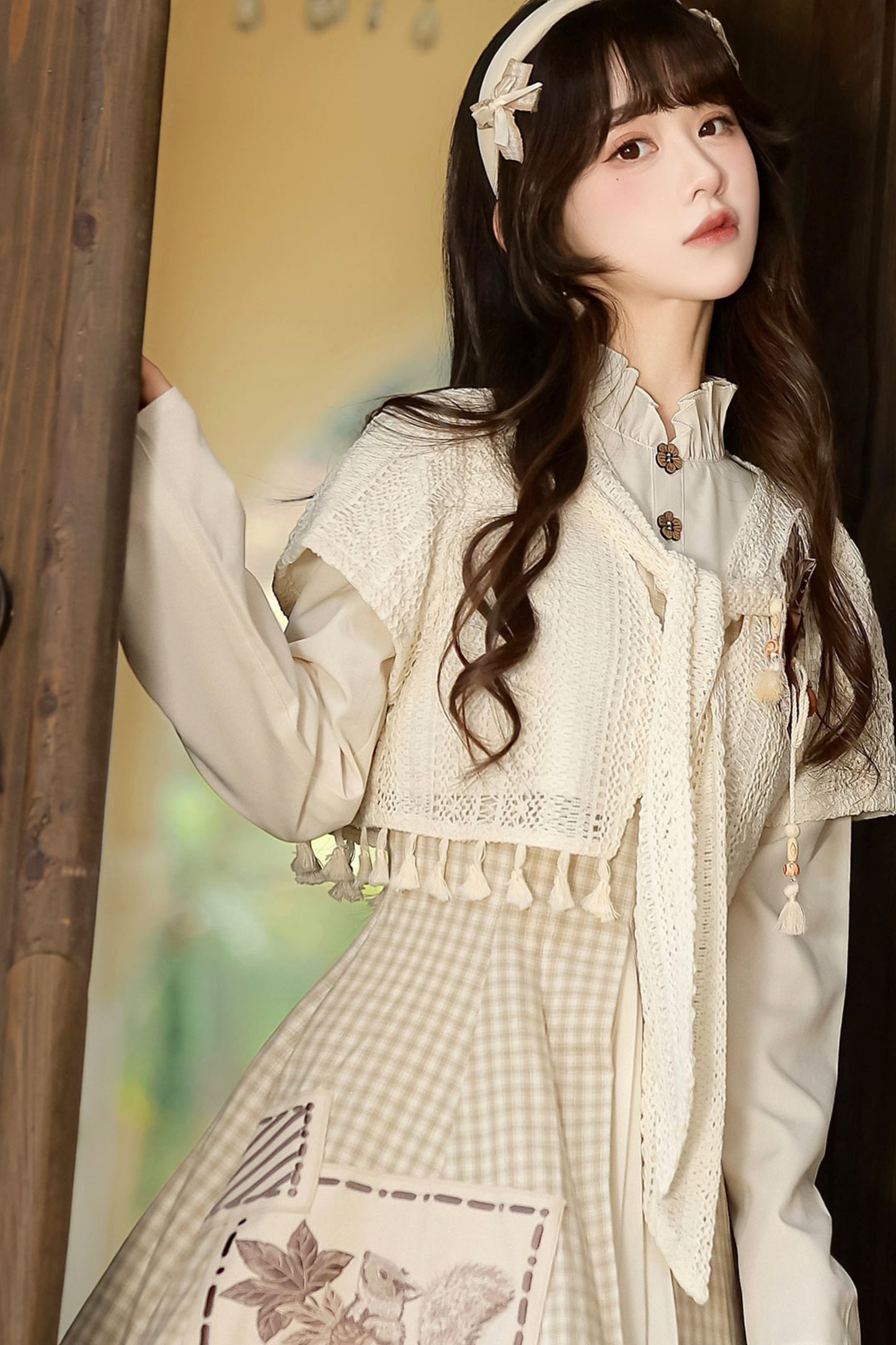 Retro Island Plaid Dress + Outerwear