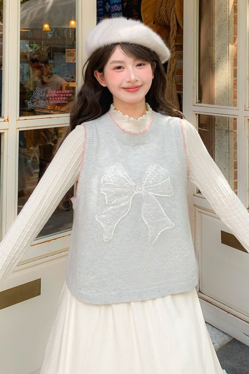Ribbon Retro Vest