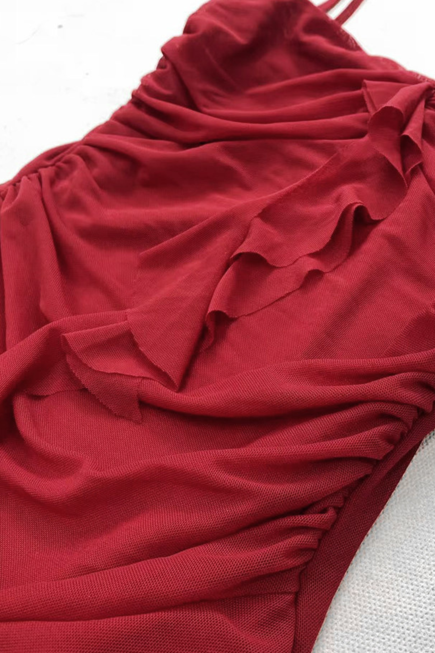 Spicy Girl Ruffle Camisole Tops