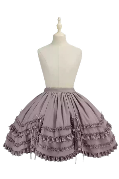 [pre-order] Marionette Lolita Jumper Skirt + Ruffle Collar Top + Flare Skirt + Lolita Dress