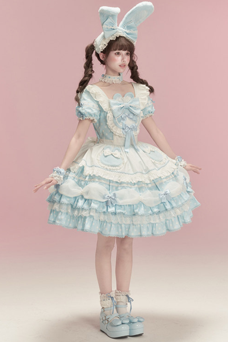 Sweet Lolita Cake Maid Dress