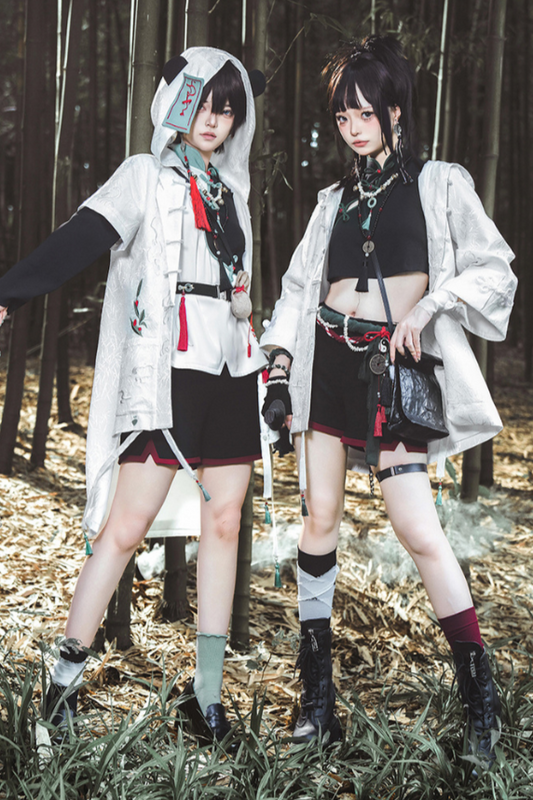 White Chinese-style Prince Lolita Set