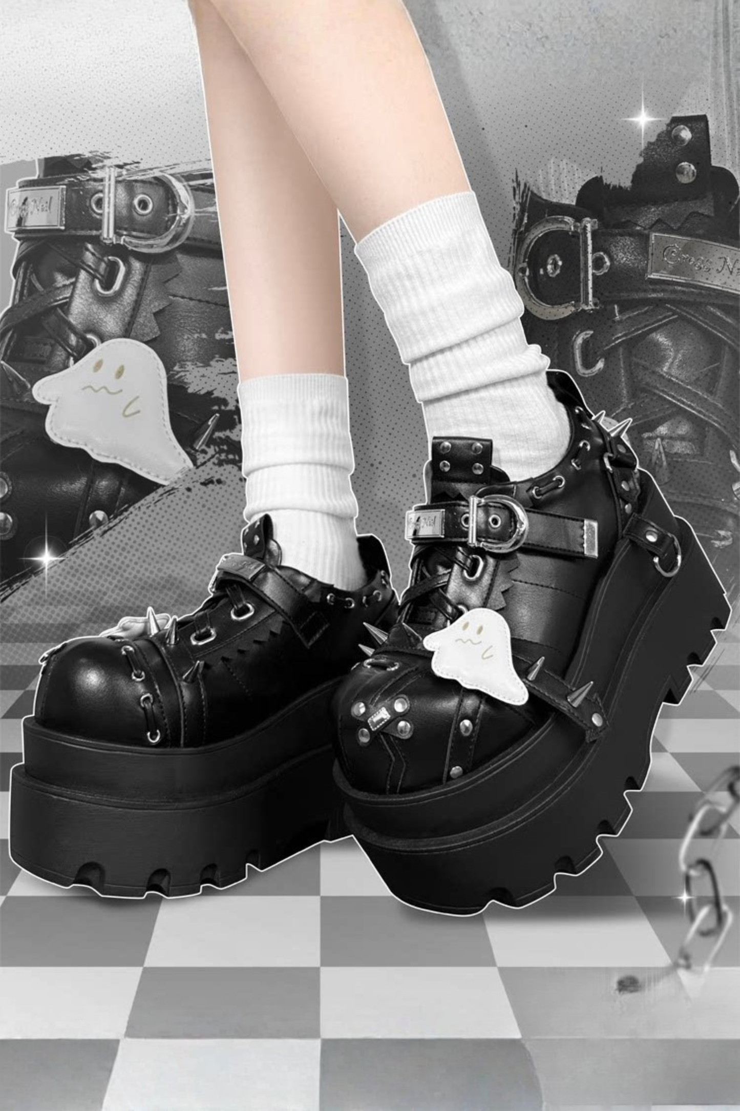 Studded Gothic Shoes