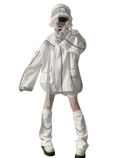[angel Style] Charge Electronics Original Cyberpunk Sportswear Jacket