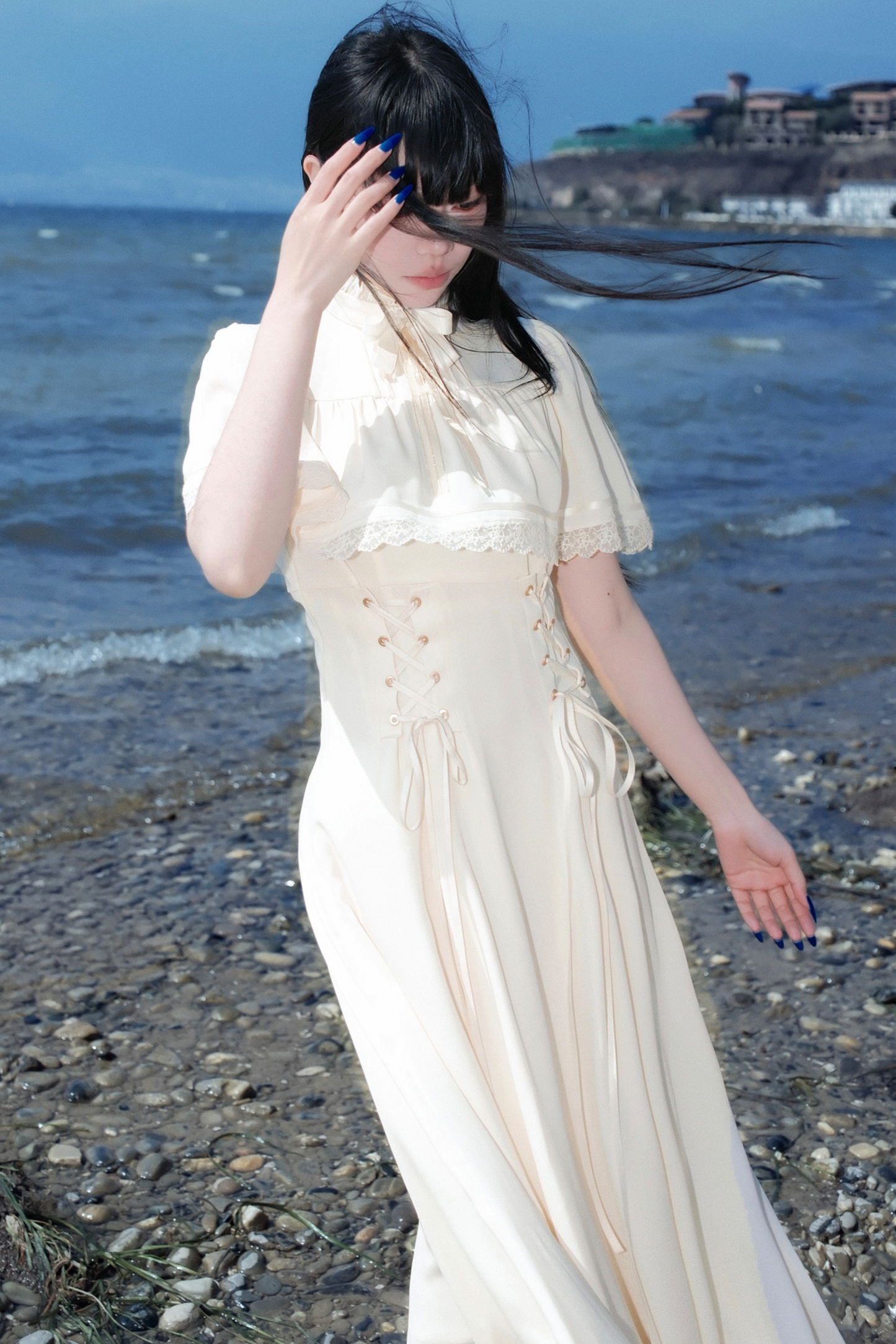 French Retro Lace Dress