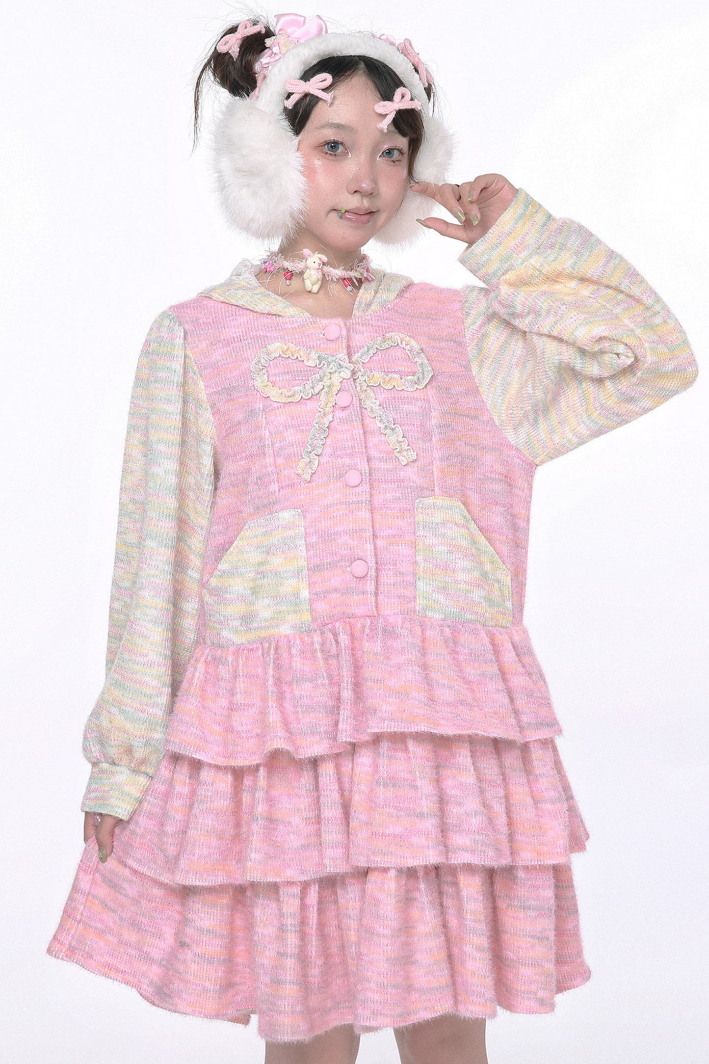 Sweet Girly Y2k Flare Sleeveless Dress